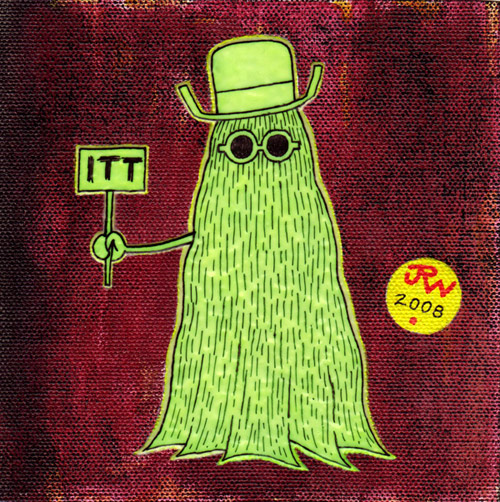 "Glow-in-the-dark Cousin Itt" is copyright ©2008 by J.R. Williams.  All rights reserved.  Reproduction prohibited.