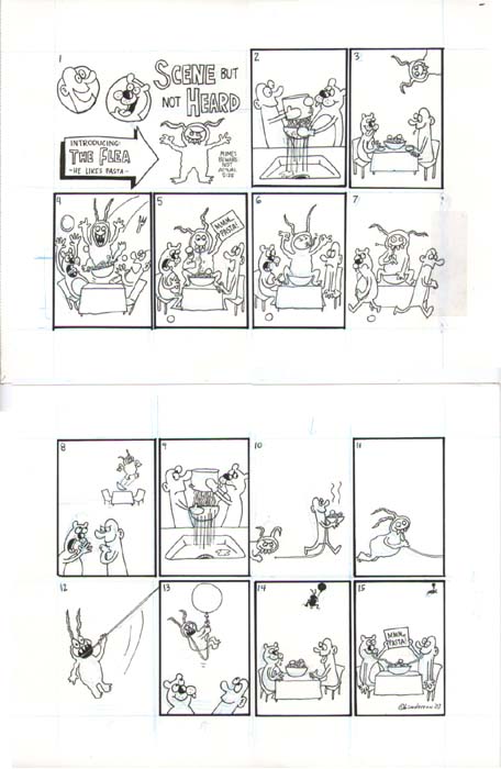 "Scene But Not Heard: the Flea" is copyright ©2008 by Sam Henderson.  All rights reserved.  Reproduction prohibited.