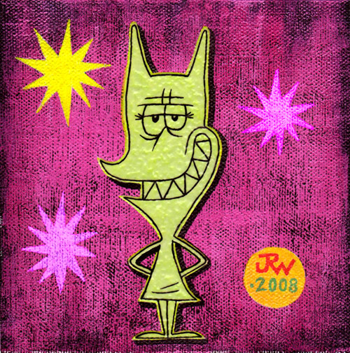 "Glow-in-the-dark Felyna" is copyright ©2008 by J.R. Williams.  All rights reserved.  Reproduction prohibited.
