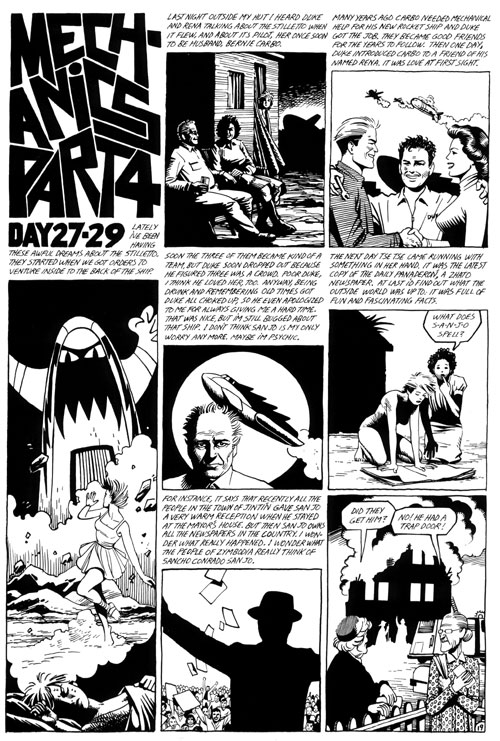 "Love and Rockets issue 2 p.21" is copyright ©2008 by Jaime Hernandez.  All rights reserved.  Reproduction prohibited.