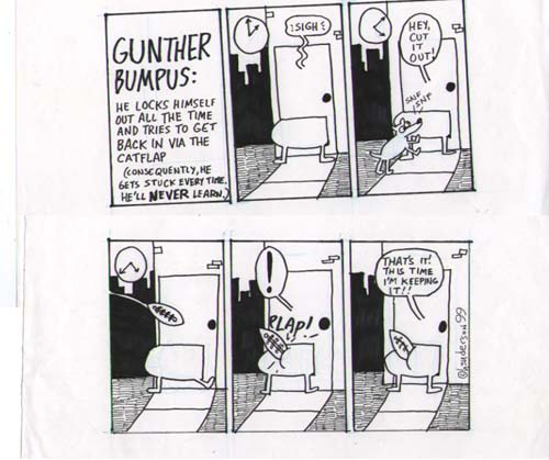 "Gunther Bumpus: Football" is copyright ©2008 by Sam Henderson.  All rights reserved.  Reproduction prohibited.