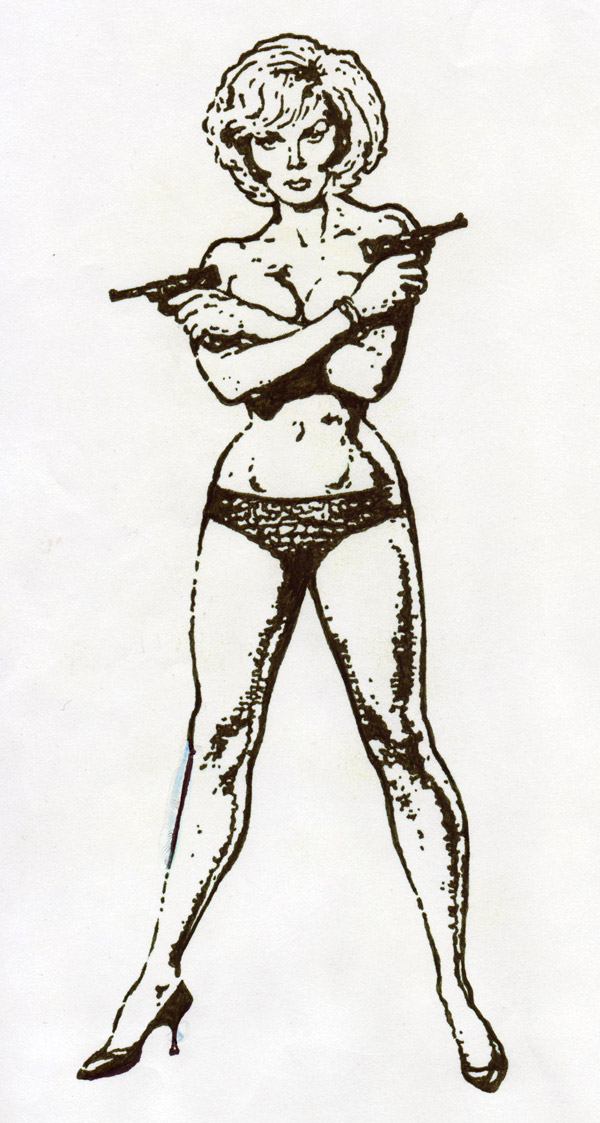 "Deadlier Than the Male" is copyright ©2008 by J.R. Williams.  All rights reserved.  Reproduction prohibited.