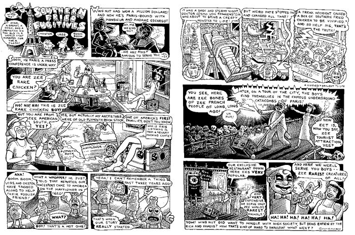 "'Southern Fried Fugitives' episode C" is copyright ©2008 by Kim Deitch.  All rights reserved.  Reproduction prohibited.