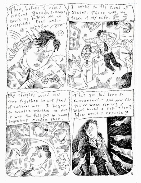 "Honeymoon - 1989 - page 5" is copyright ©2008 by Richard Sala.  All rights reserved.  Reproduction prohibited.