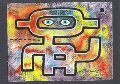 "DWARF SENTINEL (painting)" is copyright ©2008 by J.R. Williams.  All rights reserved.  Reproduction prohibited.