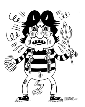 "Stranger Illo - Mork from Ork" is copyright &copy;2008 by Johnny Ryan.  All rights reserved.  Reproduction prohibited.