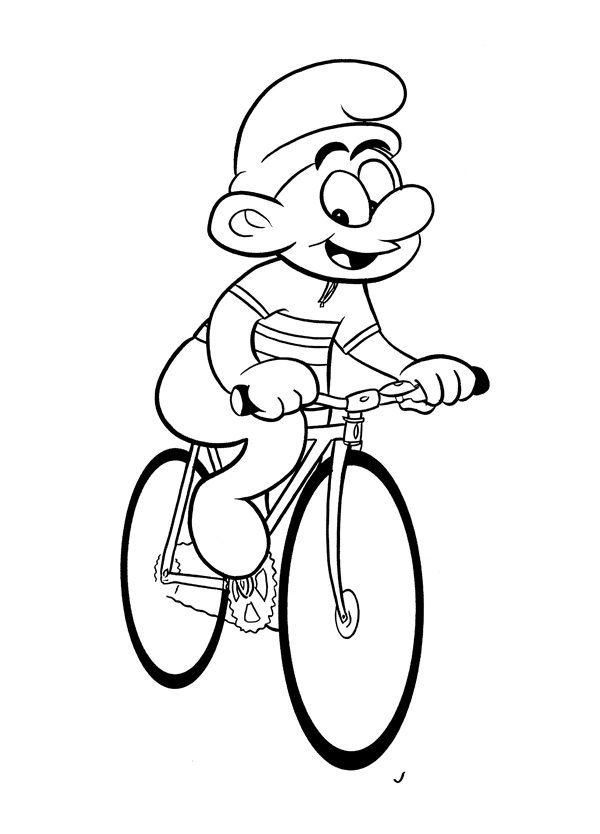 "CARTOON BIKER! SMURF!" is copyright ©2008 by Jeremy Eaton.  All rights reserved.  Reproduction prohibited.