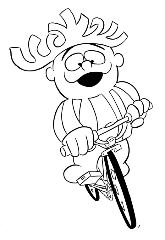 "CARTOON BIKER! PUNCHY!" is copyright ©2008 by Jeremy Eaton.  All rights reserved.  Reproduction prohibited.