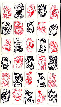 "stickers" is copyright ©2008 by Sam Henderson.  All rights reserved.  Reproduction prohibited.