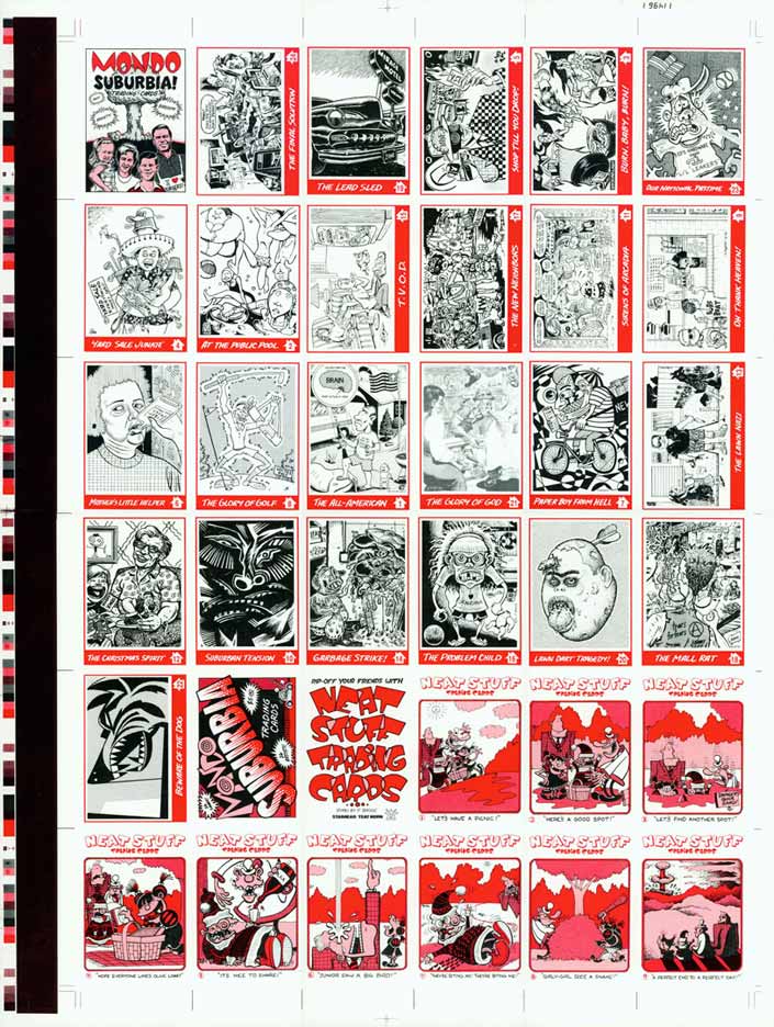 "MONDO SUBURBIA CARDS UNCUT SHEET" is copyright ©2008 by Jim Blanchard.  All rights reserved.  Reproduction prohibited.