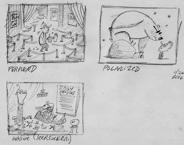 "Washington Post - 3 for 1!" is copyright &copy;2008 by Bob Staake.  All rights reserved.  Reproduction prohibited.