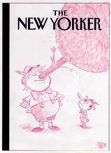 "The New Yorker - Trumpnoccio Sketch" is copyright ©2008 by Bob Staake.  All rights reserved.  Reproduction prohibited.