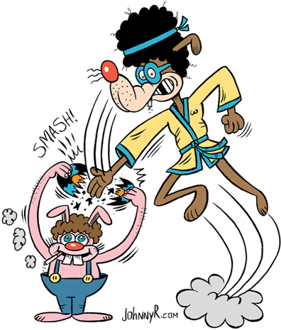 "Careless Talk Illo - Wu Tang" is copyright &copy;2008 by Johnny Ryan.  All rights reserved.  Reproduction prohibited.