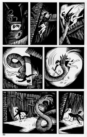 "PECULIA page 52" is copyright ©2008 by Richard Sala.  All rights reserved.  Reproduction prohibited.