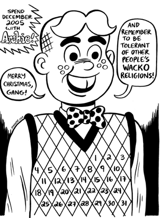 "Archie Calendar Page" is copyright &copy;2008 by Johnny Ryan.  All rights reserved.  Reproduction prohibited.