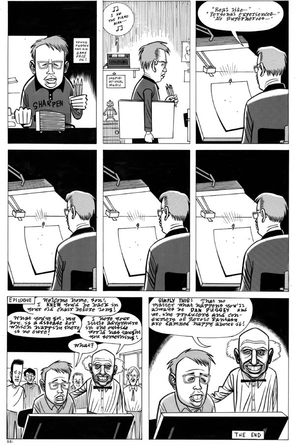 "Eightball issue 3, page 25 (Dan Pussey)" is copyright ©2008 by Daniel Clowes.  All rights reserved.  Reproduction prohibited.