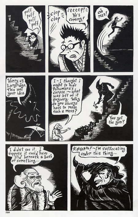 "Mad Night - page 166" is copyright ©2008 by Richard Sala.  All rights reserved.  Reproduction prohibited.