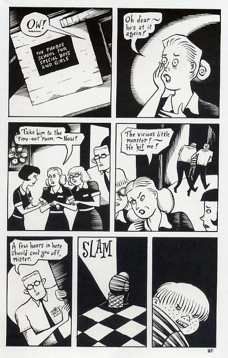 "Mad Night - page 85" is copyright ©2008 by Richard Sala.  All rights reserved.  Reproduction prohibited.