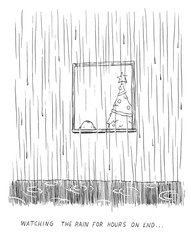 "Xmas Dang! #5 panel (Watching the rain..)" is copyright ©2008 by Martin Cendreda.  All rights reserved.  Reproduction prohibited.