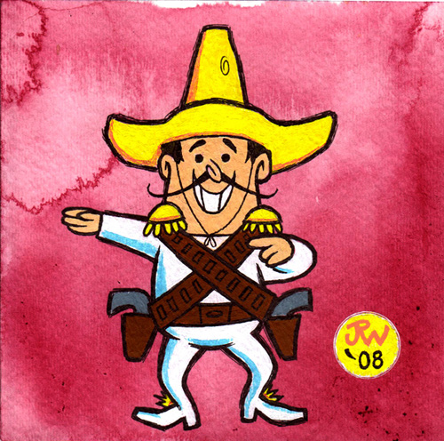 "The Frito Bandito" is copyright ©2008 by J.R. Williams.  All rights reserved.  Reproduction prohibited.