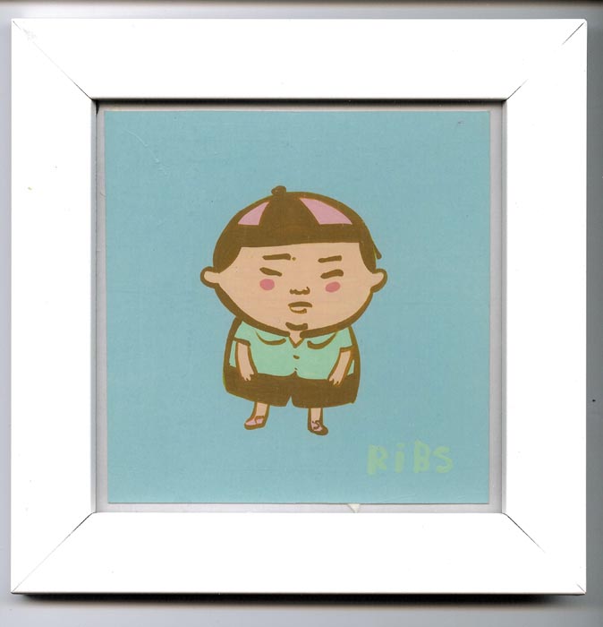 "(painting) Chubby Cheeks" is copyright ©2008 by Steven Weissman.  All rights reserved.  Reproduction prohibited.