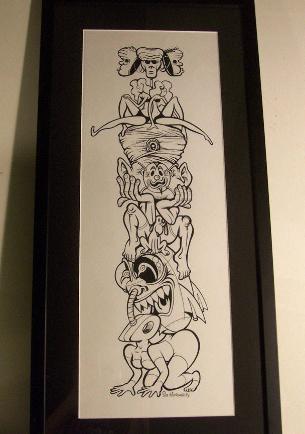 "Totem with Masks" is copyright ©2008 by Pat Moriarity.  All rights reserved.  Reproduction prohibited.