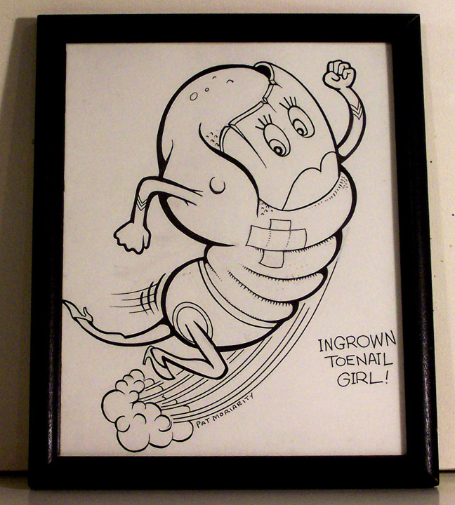 "Ingrown Toenail Girl" is copyright ©2008 by Pat Moriarity.  All rights reserved.  Reproduction prohibited.