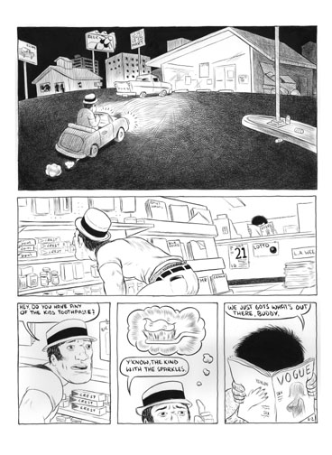 "Toothpaste Run page 3" is copyright ©2008 by Robert Goodin.  All rights reserved.  Reproduction prohibited.