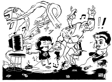 "video game discos" is copyright ©2008 by Steven Weissman.  All rights reserved.  Reproduction prohibited.