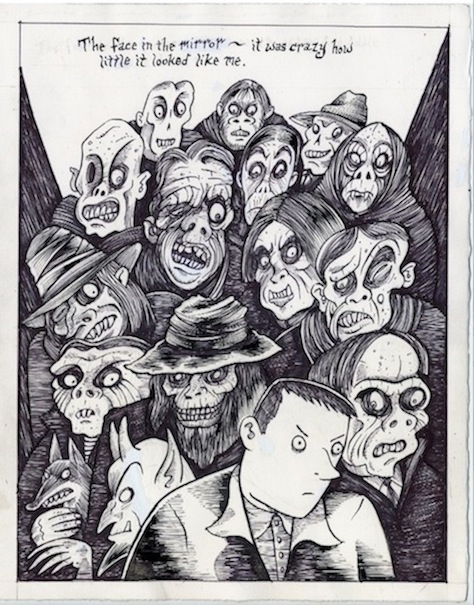 "Forgotten - p. 5" is copyright ©2008 by Richard Sala.  All rights reserved.  Reproduction prohibited.