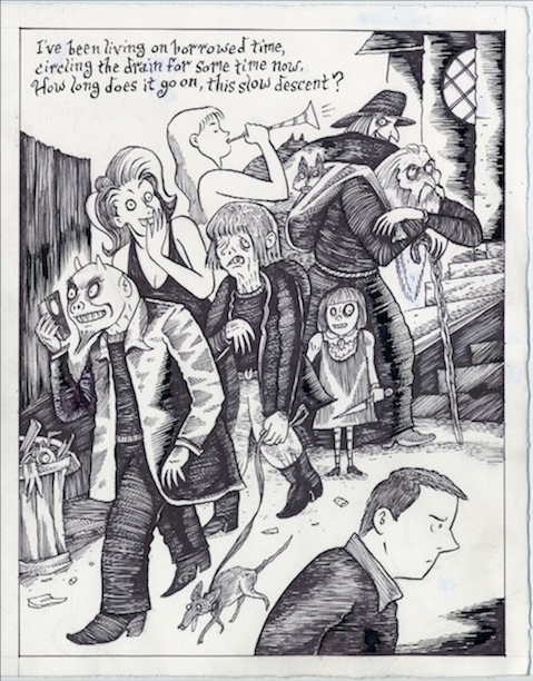 "Forgotten - p. 3" is copyright ©2008 by Richard Sala.  All rights reserved.  Reproduction prohibited.