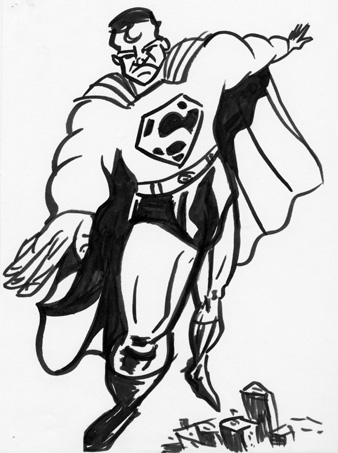 "A LITTLE SKETCH OF SUPERMAN" is copyright ©2008 by Jeremy Eaton.  All rights reserved.  Reproduction prohibited.