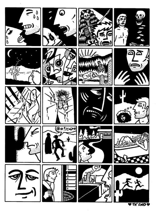 "'The Ballad of Stoney Joe' page 3" is copyright ©2008 by Mary Fleener.  All rights reserved.  Reproduction prohibited.