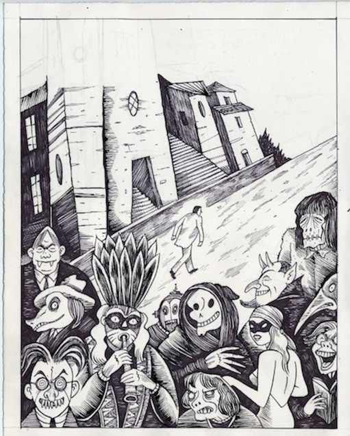 "Forgotten - p. 6" is copyright ©2008 by Richard Sala.  All rights reserved.  Reproduction prohibited.