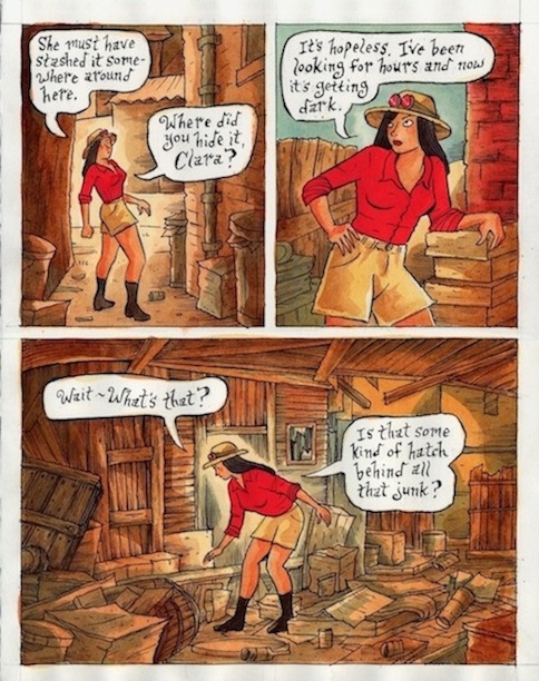 "The Bloody Cardinal - page 33" is copyright ©2008 by Richard Sala.  All rights reserved.  Reproduction prohibited.