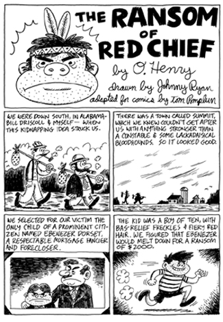 "Red Chief PG.1" is copyright &copy;2008 by Johnny Ryan.  All rights reserved.  Reproduction prohibited.