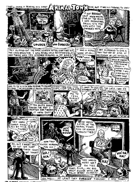 "Animal Town" is copyright ©2008 by Kim Deitch.  All rights reserved.  Reproduction prohibited.