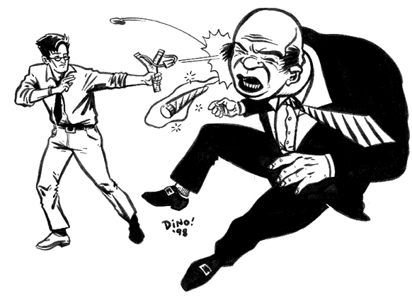 "David & Goliath" is copyright ©2008 by Dean Haspiel.  All rights reserved.  Reproduction prohibited.