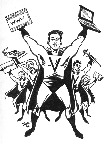 "Internet Heroes" is copyright ©2008 by Dean Haspiel.  All rights reserved.  Reproduction prohibited.