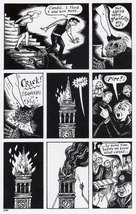 "Mad Night - page 220" is copyright ©2008 by Richard Sala.  All rights reserved.  Reproduction prohibited.