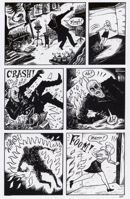 "Mad Night - page 215" is copyright ©2008 by Richard Sala.  All rights reserved.  Reproduction prohibited.