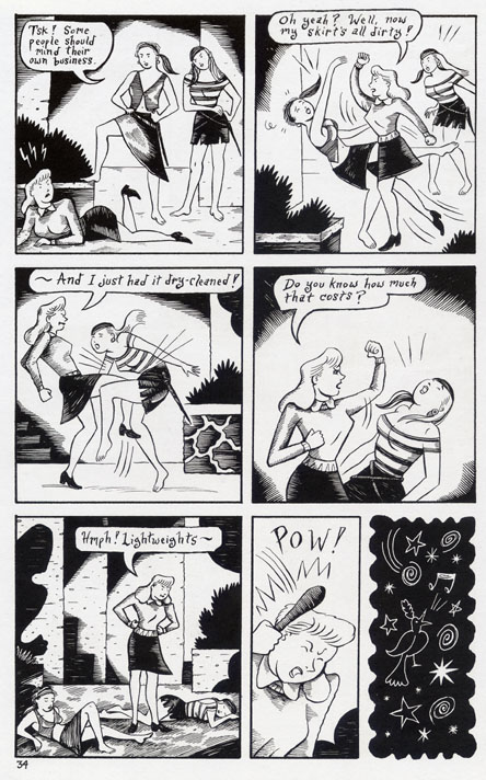 "Mad Night - page 34" is copyright ©2008 by Richard Sala.  All rights reserved.  Reproduction prohibited.