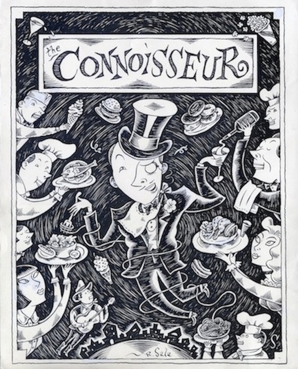 "The Connoisseur" is copyright ©2008 by Richard Sala.  All rights reserved.  Reproduction prohibited.