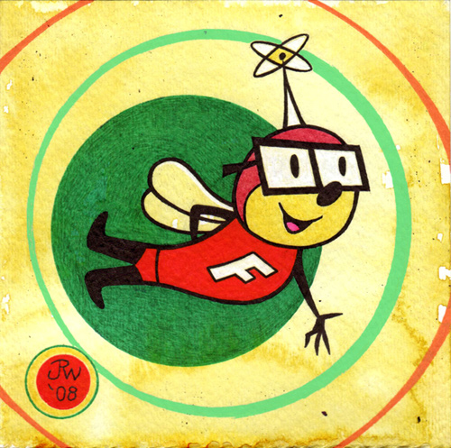 "Fearless Fly" is copyright ©2008 by J.R. Williams.  All rights reserved.  Reproduction prohibited.