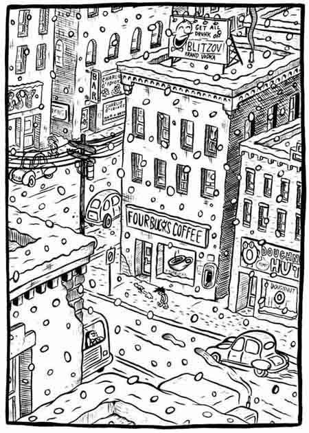 "Fourbucks Coffee" is copyright ©2008 by Kurt Wolfgang.  All rights reserved.  Reproduction prohibited.
