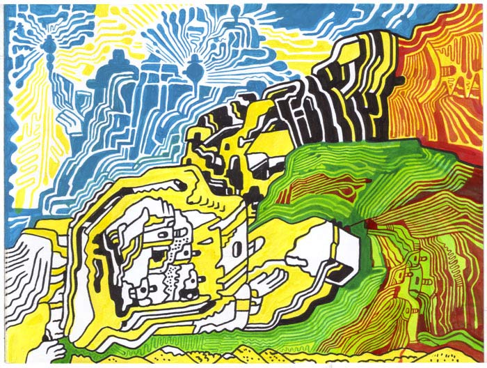 "acrylic ink experiment" is copyright ©2008 by Ron Regé, Jr..  All rights reserved.  Reproduction prohibited.