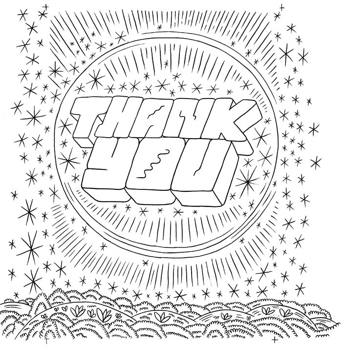 "THANK YOU" is copyright ©2008 by Ron Regé, Jr..  All rights reserved.  Reproduction prohibited.