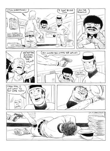 "Toothpaste Run Page 5" is copyright ©2008 by Robert Goodin.  All rights reserved.  Reproduction prohibited.