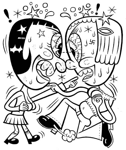 "KAPOW! book pg.2" is copyright ©2008 by Kevin Scalzo.  All rights reserved.  Reproduction prohibited.