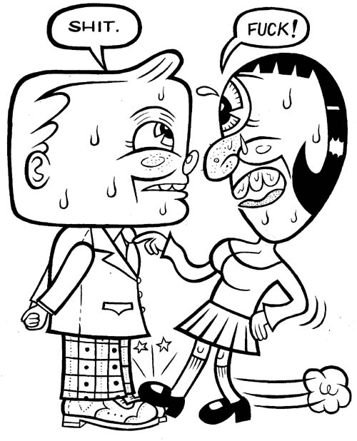 "KAPOW! book pg.5" is copyright ©2008 by Kevin Scalzo.  All rights reserved.  Reproduction prohibited.